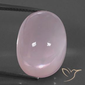 19.02ct Натуральный Light Pink  Розовый кварц, Овал, Прозрачный