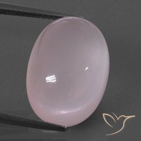 17.36ct Натуральный Светло-розовый разных оттенков Розовый кварц, Овал, Полупрозрачный