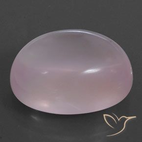 24.88 карата, натуральный Light Pink  Розовый кварц, Овал, Прозрачный
