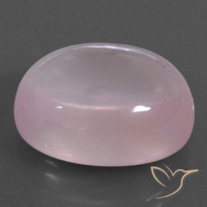 24.85 карата, натуральный Light Pink  Розовый кварц, Овал, Прозрачный