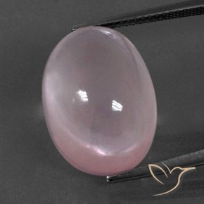 18.91ct Натуральный Кораллово-розовый Розовый кварц, Овал, Прозрачный