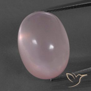 19.98ct Натуральный Кораллово-розовый Розовый кварц, Овал, Прозрачный