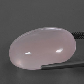 57.21 карата, натуральный Светло-розовый Розовый кварц, Огранка Овал, Прозрачный