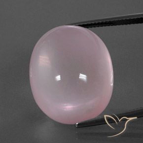43.16ct Натуральный Кораллово-розовый Розовый кварц, Овал, Прозрачный