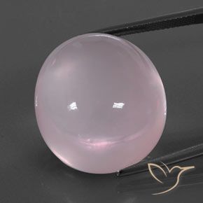 48.72ct Натуральный Светло-розовый Розовый кварц, Овал, Прозрачный