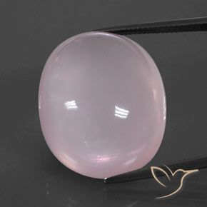57.56ct Натуральный Светло-розовый Розовый кварц, Овал, Прозрачный