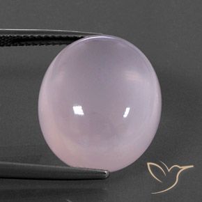 18.14 карата, натуральный Жевательная резинка розовый Розовый кварц, Огранка Овал, Прозрачный