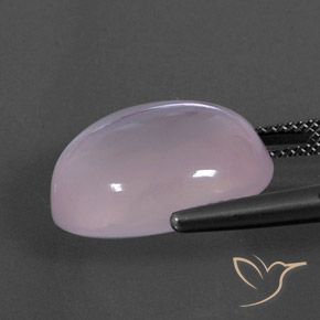 18.14 карата, натуральный Жевательная резинка розовый Розовый кварц, Огранка Овал, Прозрачный