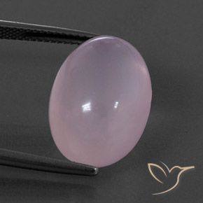 16.48ct Натуральный Светло-розовый Розовый кварц, Овал, Прозрачный