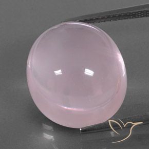 18.33ct Натуральный Жевательная резинка розовый Розовый кварц, Овал, Полупрозрачный