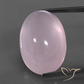 36.36ct Натуральный Жевательная резинка розовый Розовый кварц, Овал, Полупрозрачный