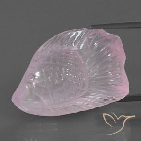 32.32ct Натуральный Светло-розовый Розовый кварц, причудливая, Полупрозрачный