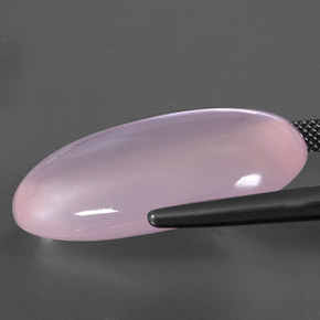 31.88 карата, натуральный Светло-вишнево-розовый Розовый кварц, Прозрачный, Полупрозрачный