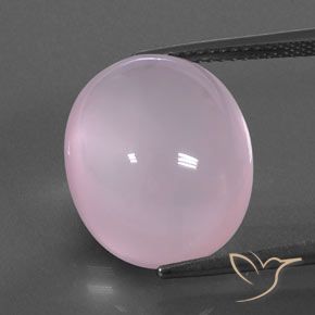 16.45ct Натуральный Жевательная резинка розовый Розовый кварц, Овал, Полупрозрачный