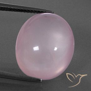 15.24ct Натуральный Жевательная резинка розовый Розовый кварц, Овал, Полупрозрачный