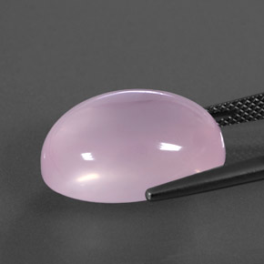 15.73 карата, натуральный Светло-розовый Розовый кварц, Прозрачный, Полупрозрачный