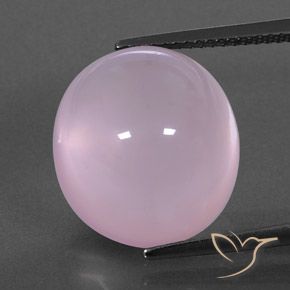 16.57 карата, натуральный Светло-розовый Розовый кварц, Прозрачный, Полупрозрачный