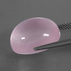 15.86 карата, натуральный Светло-розовый Розовый кварц, Прозрачный, Полупрозрачный