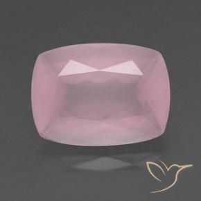 34.92ct Натуральный Оттенки розового Розовый кварц, Подушка, Прозрачный, Photo A