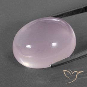 43.12 карата, натуральный Жевательная резинка розовый Розовый кварц, Огранка Овал, Прозрачный
