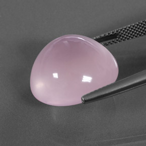 20.12 карата, натуральный Жевательная резинка розовый Розовый кварц, Огранка Овал, Прозрачный