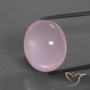 16.18ct Натуральный Оттенки розового Розовый кварц, Овал, Прозрачный