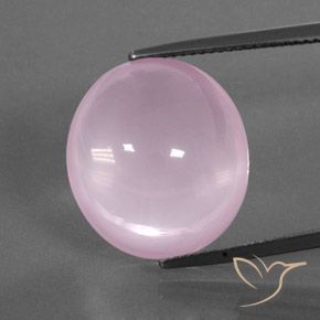 19.96ct Натуральный Светло-розовый Розовый кварц, Овал, Прозрачный