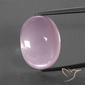 16.91ct Натуральный Светло-розовый Розовый кварц, Овал, Прозрачный