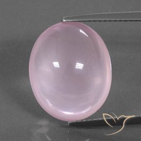 13.83ct Натуральный Светло-розовый Розовый кварц, Овал, Прозрачный