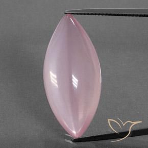 21.90ct Натуральный Средне-розово-розовый Розовый кварц, Маркиза, Прозрачный