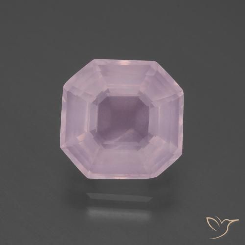 5.64ct Натуральный Жевательная резинка розовый Розовый кварц, Изумрудная огранка, Прозрачный