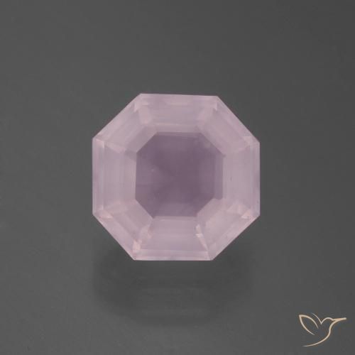 3.75ct Натуральный Жевательная резинка розовый Розовый кварц, Изумрудная огранка, Прозрачный