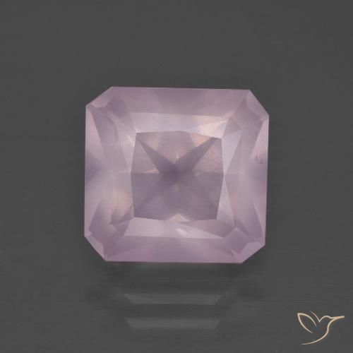 5.04ct Натуральный Жевательная резинка розовый Розовый кварц, Изумрудная огранка, Прозрачный