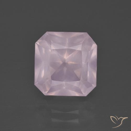4.73ct Натуральный Жевательная резинка розовый Розовый кварц, Изумрудная огранка, Прозрачный