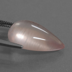 13.10 карата, натуральный Розовый тон Розовый кварц, Форма груши, Прозрачный