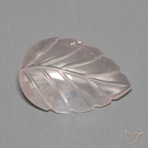 4.31ct Натуральный Светло-кораллово-розовый Розовый кварц, причудливая, Прозрачный
