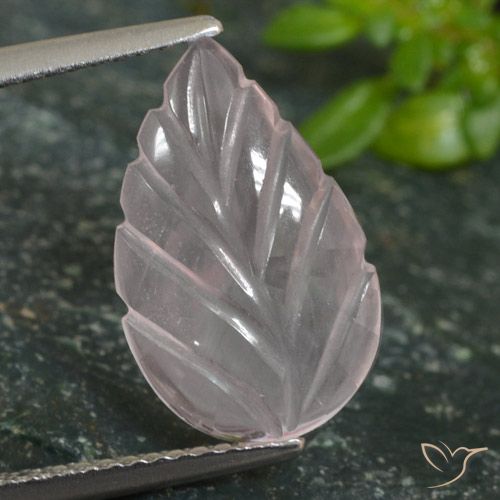 2.95ct Натуральный Фламинго Розовый Розовый кварц, Огранка Цветок, Прозрачный