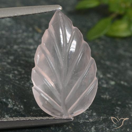 2.66ct Натуральный Фламинго Розовый Розовый кварц, Огранка Цветок, Прозрачный