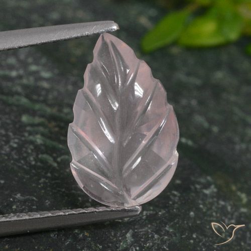 2.33ct Натуральный Фламинго Розовый Розовый кварц, Огранка Цветок, Прозрачный