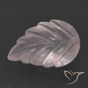 2.62 карата, натуральный Светло-кораллово-розовый Розовый кварц, Огранка Цветок, Прозрачный