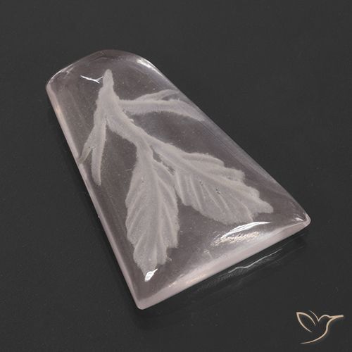 9.71ct Натуральный Светло-розовый Розовый кварц, причудливая, Прозрачный