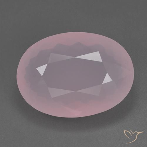 80.59ct Натуральный Оттенки розового Розовый кварц, Овал, Прозрачный