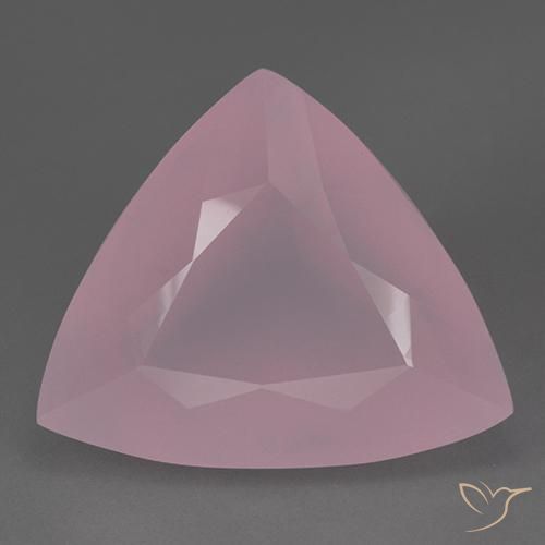 87.19ct Натуральный Королевский фиолетовый розовый Розовый кварц, Триллион, Прозрачный