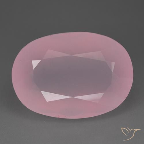 112.60ct Натуральный Средне-темно-розовый Розовый кварц, Овал, Прозрачный