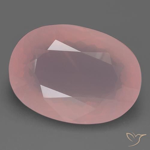 108.80ct Натуральный Оттенки розового Розовый кварц, Овал, Прозрачный