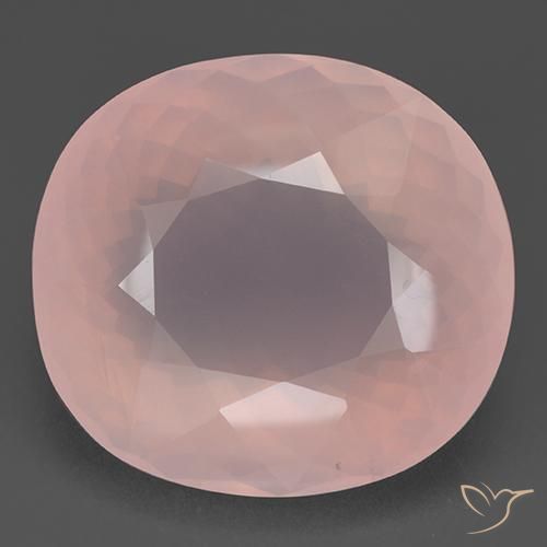 112.68ct Натуральный Светло-розовый Розовый кварц, Овал, Прозрачный