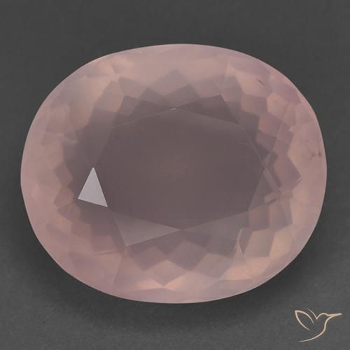 33.55ct Натуральный Оттенки розового Розовый кварц, Овал, Прозрачный