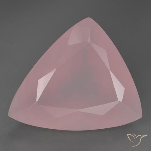 55.58ct Натуральный Розовый тон Розовый кварц, Триллион, Прозрачный
