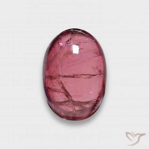 3.23ct Натуральный Малиново-красный Рубеллит Турмалин, Овал, Полупрозрачный