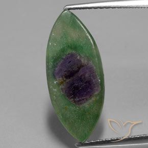 3.31ct Натуральный Многоцветный Рубин в фуксите, Маркиза, Полупрозрачный